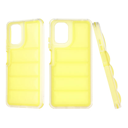 Ovitek za Motorola Moto G24 Power, Techsuit, Wave Shield, rumen