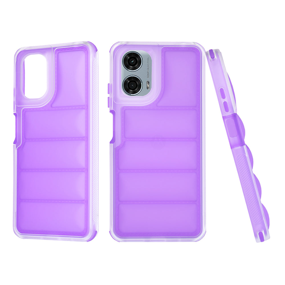 Ovitek za Motorola Moto G24 Power, Techsuit, Wave Shield, vijoličen