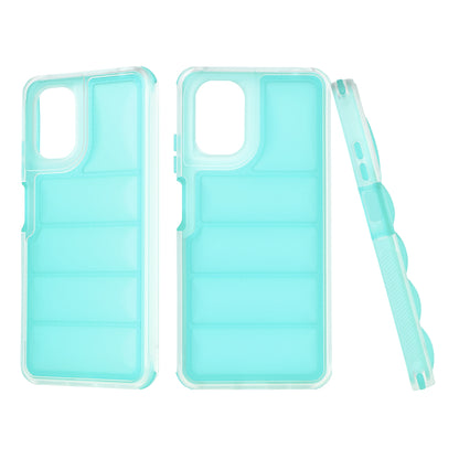 Ovitek za Motorola Moto G24 Power, Techsuit, Wave Shield, turkizna