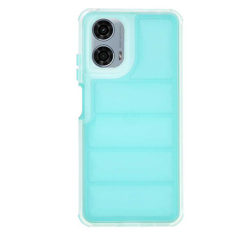 Ovitek za Motorola Moto G24 Power, Techsuit, Wave Shield, turkizna