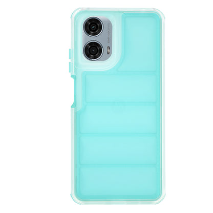 Ovitek za Motorola Moto G24 Power, Techsuit, Wave Shield, turkizna