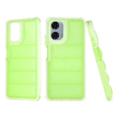 Ovitek za Motorola Moto G24 Power, Techsuit, Wave Shield, Zelen