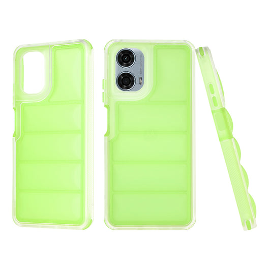 Ovitek za Motorola Moto G24 Power, Techsuit, Wave Shield, Zelen