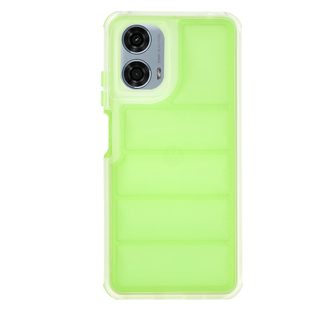 Ovitek za Motorola Moto G24 Power, Techsuit, Wave Shield, Zelen