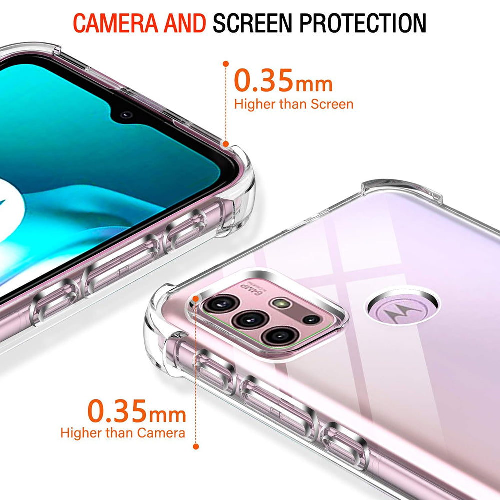 Ovitek za Motorola Moto G30 / G20 / G10, Techsuit, prozoren, odporen na udarce