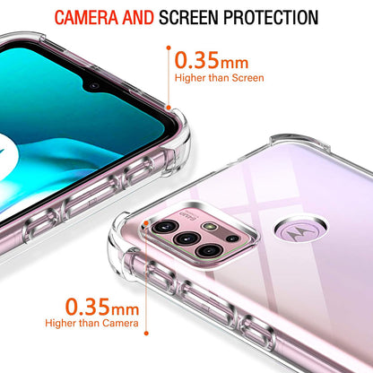 Ovitek za Motorola Moto G30 / G20 / G10, Techsuit, prozoren, odporen na udarce