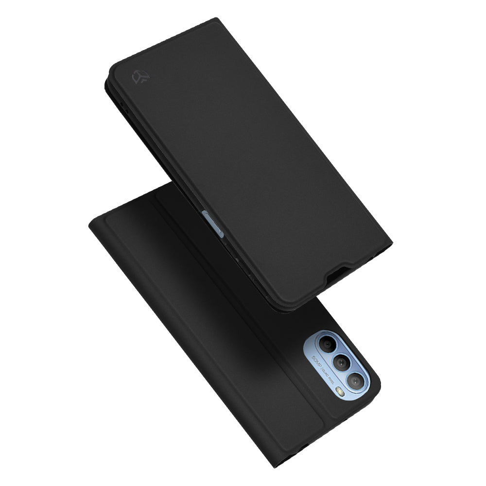 Ovitek za Motorola Moto G31 / G41, Techsuit, Magskin Book, Črn