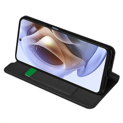 Ovitek za Motorola Moto G31 / G41, Techsuit, Magskin Book, Črn