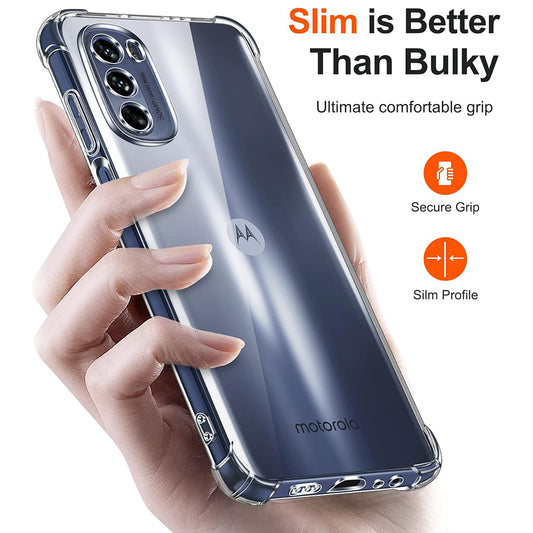 Ovitek za Motorola Moto G31 / G41, Techsuit, Proti udarcem Prozoren