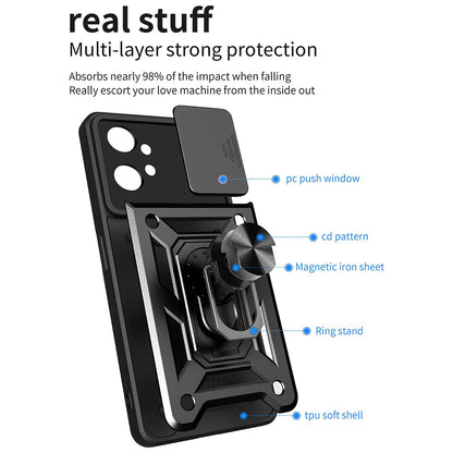 Ovitek za Motorola Moto G32, Techsuit, CamShield, Črn
