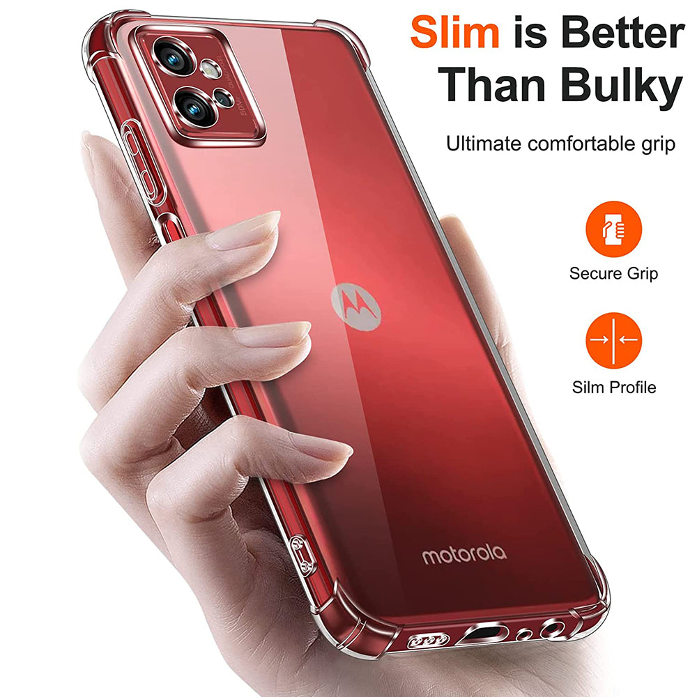 Ovitek za Motorola Moto G32, Techsuit, Proti udarcem Prozoren
