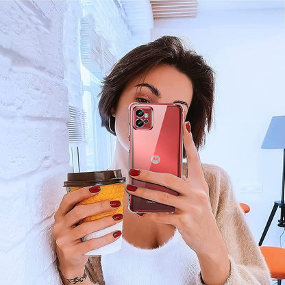 Ovitek za Motorola Moto G32, Techsuit, Proti udarcem Prozoren