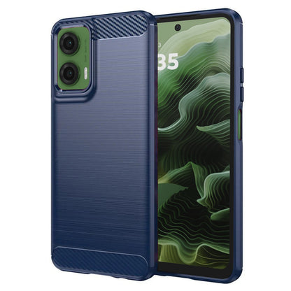 Ovitek za Motorola Moto G35, Techsuit, Karbon, Modra
