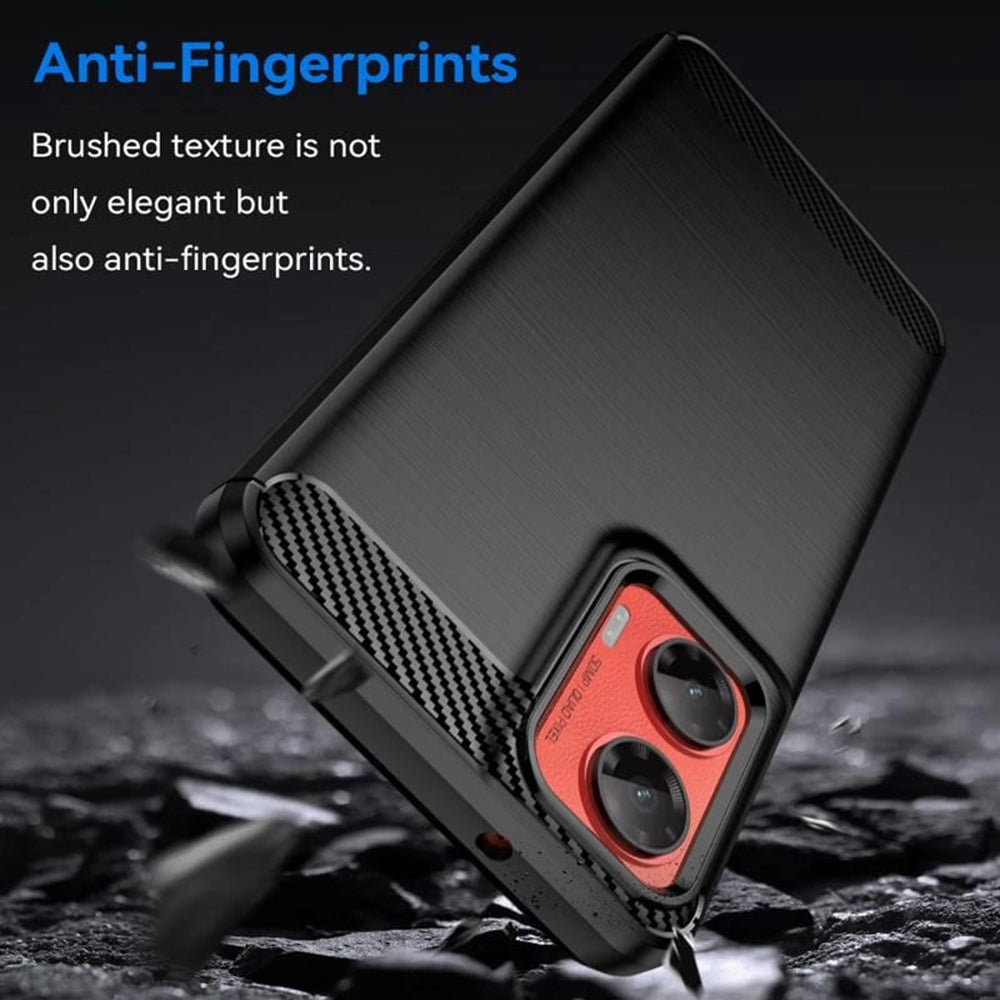 Ovitek za Motorola Moto G35, Techsuit, Karbon, Modra