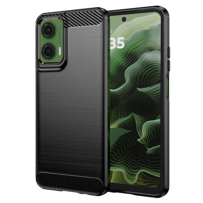 Ovitek za Motorola Moto G35, Techsuit, Karbon, Črn