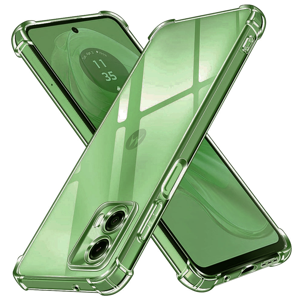 Ovitek za Motorola Moto G35, Techsuit, Proti udarcem Prozoren