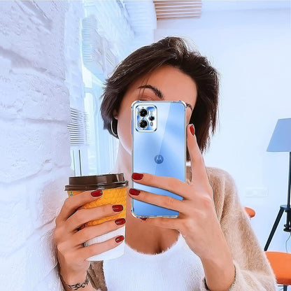 Ovitek za Motorola Moto G35, Techsuit, Proti udarcem Prozoren