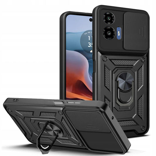 Ovitek za Motorola Moto G45 / G34, Techsuit, CamShield, Črn