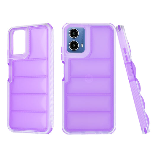 Ovitek za Motorola Moto G45 / G34, Techsuit, Wave Shield, Vijolična