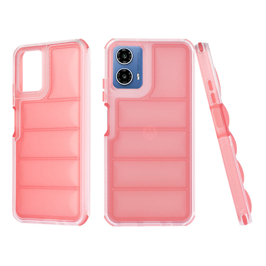 Ovitek za Motorola Moto G45 / G34, Techsuit, Wave Shield, Rdeča