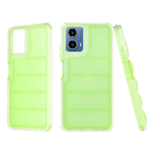 Ovitek za Motorola Moto G45 / G34, Techsuit, Wave Shield, Zelen