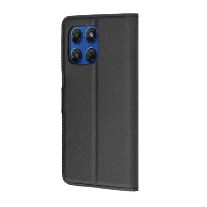 Ovitek za Motorola Moto G47 / G37 Power / G37, Techsuit, usnjeni folio, črn