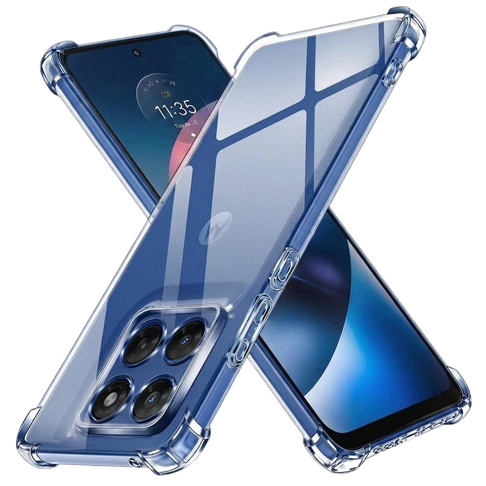 Ovitek za Motorola Moto G47 / G37 Power / G37, Techsuit, odporen na udarce, prozoren
