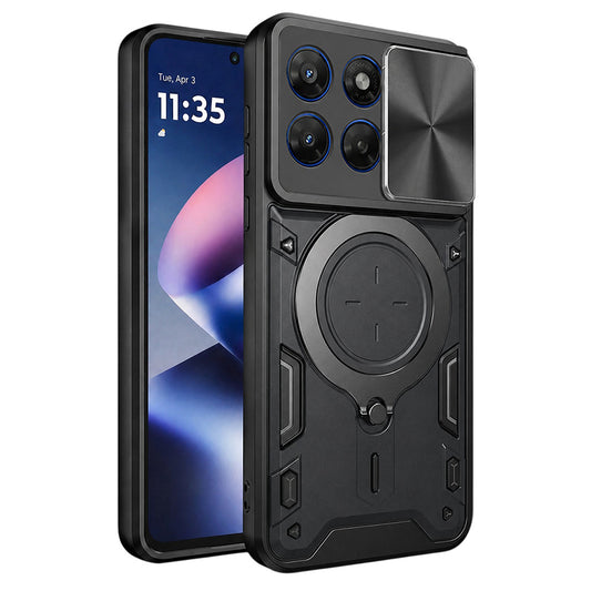 Ovitek za Motorola Moto G47 / G37, Techsuit, CamGuard Pro, Črn
