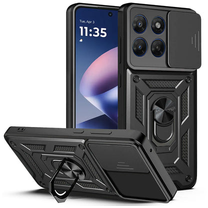 Ovitek za Motorola Moto G47 / G37, Techsuit, CamShield, Črn