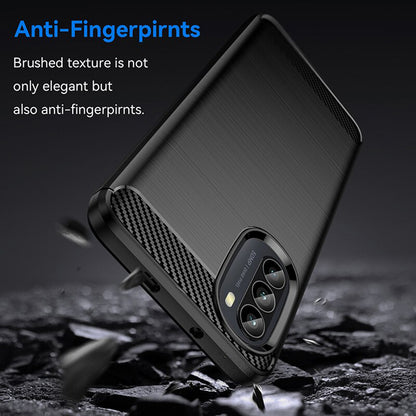 Ovitek za Motorola Moto G52 / G82, Techsuit, Karbon, Črn