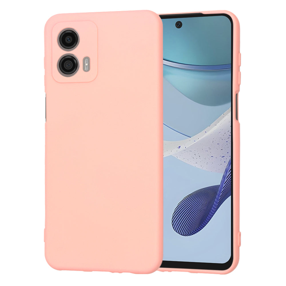 Ovitek za Motorola Moto G53, Techsuit, SoftFlex, svetlo roza