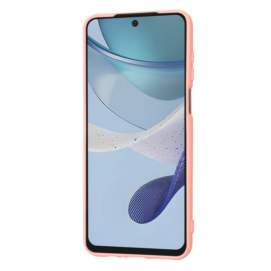 Ovitek za Motorola Moto G53, Techsuit, SoftFlex, svetlo roza