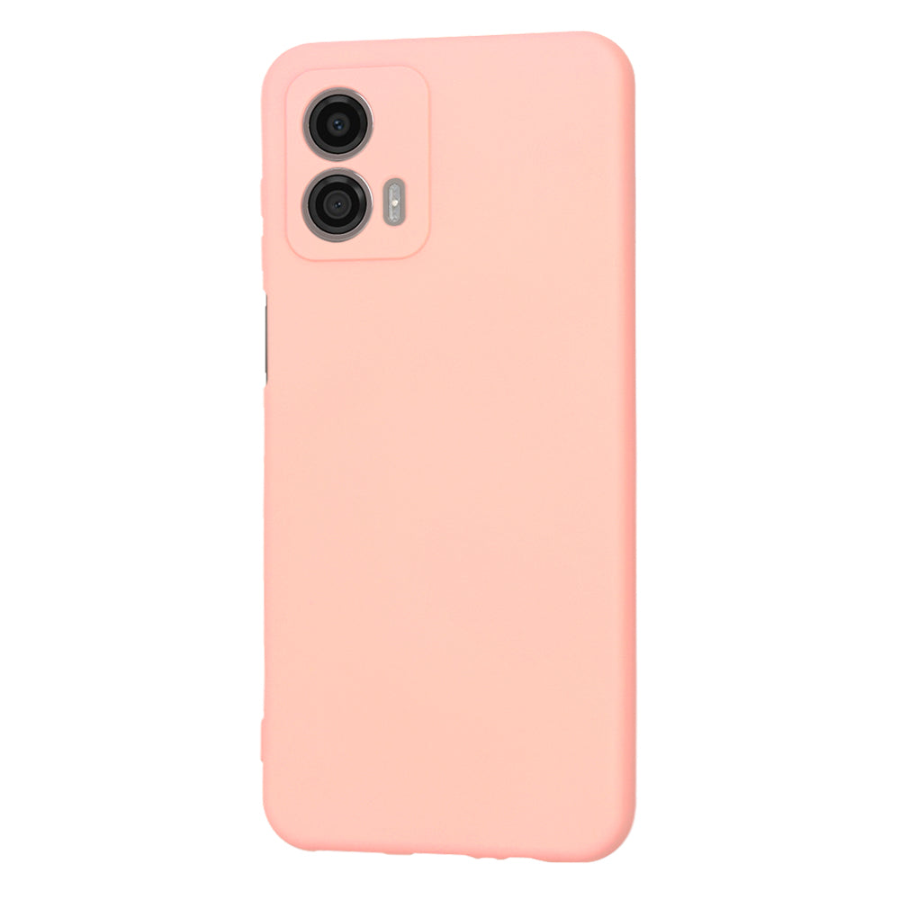 Ovitek za Motorola Moto G53, Techsuit, SoftFlex, svetlo roza