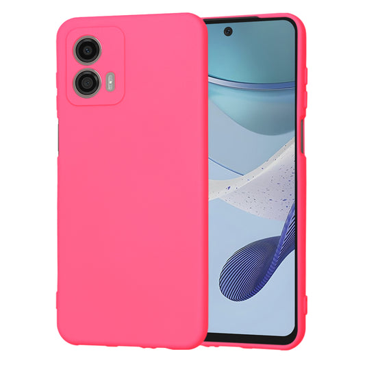 Ovitek za Motorola Moto G53, Techsuit, SoftFlex, Temno roza