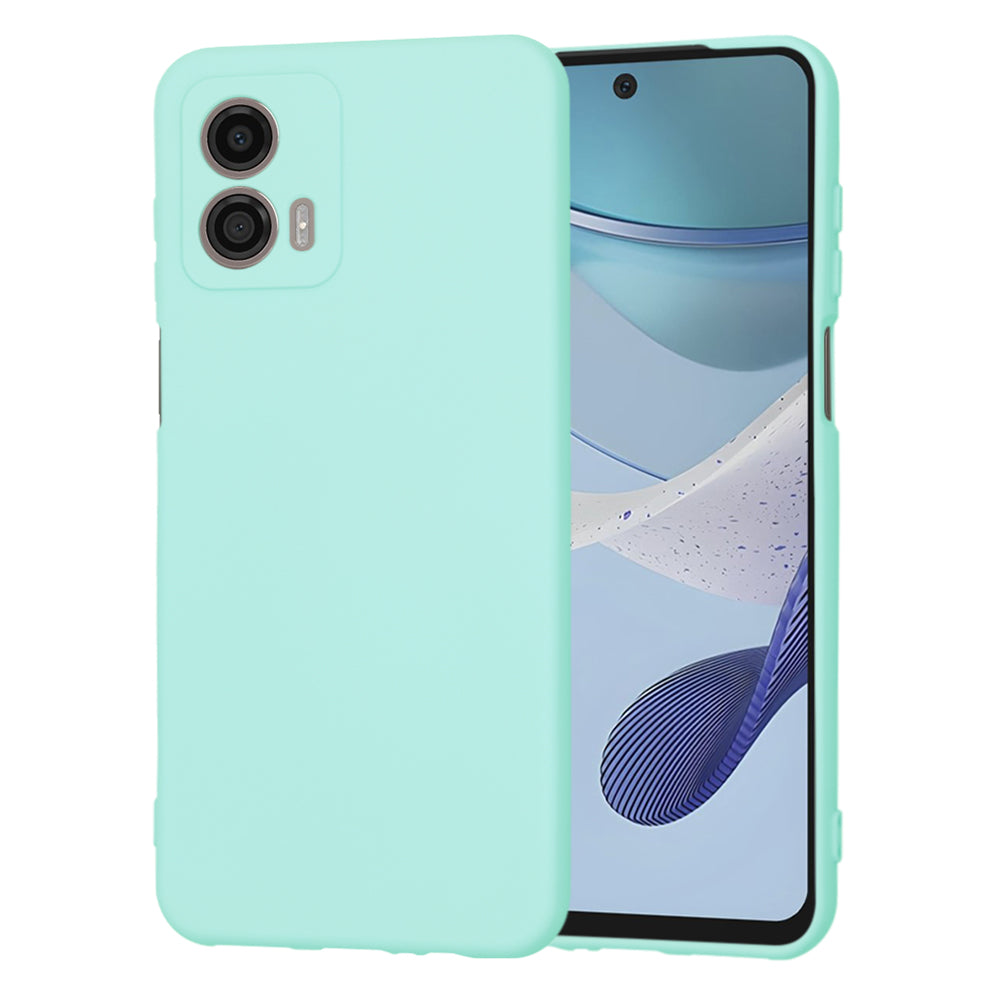 Case for Motorola Moto G53, Techsuit, SoftFlex, Turquoise