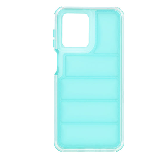 Ovitek za Motorola Moto G54, Techsuit, Wave Shield, turkizna