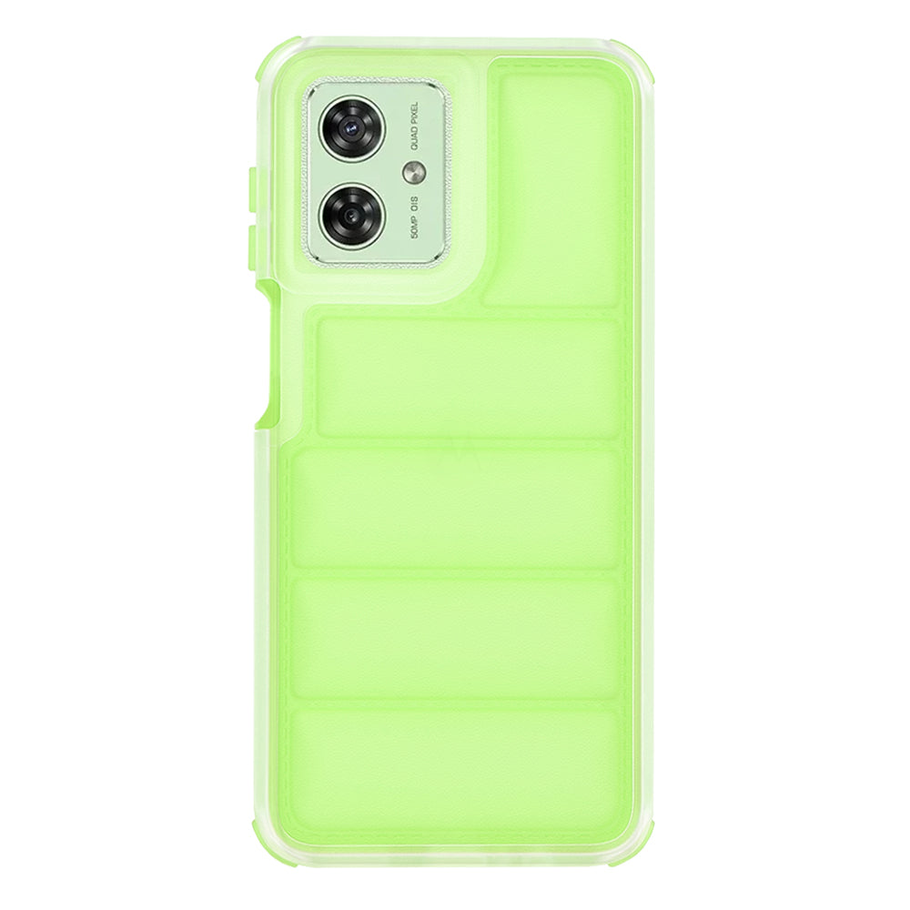 Ovitek za Motorola Moto G54, Techsuit, Wave Shield, Zelen