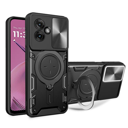 Ovitek za Motorola Moto G55, Techsuit, CamGuard Pro, Črn