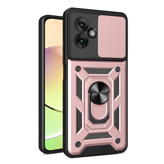 Ovitek za Motorola Moto G55, Techsuit, CamShield, roza