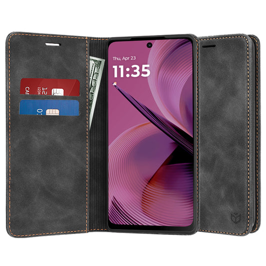 Ovitek za Motorola Moto G55, Techsuit, Confy, Črn