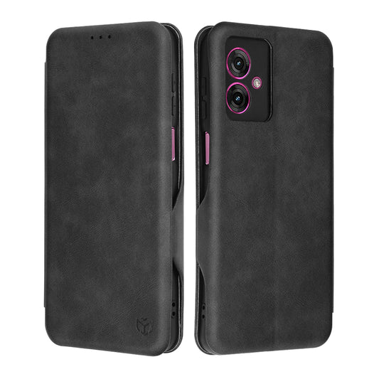 Ovitek za Motorola Moto G55, Techsuit, Safe Wallet Plus, Črn