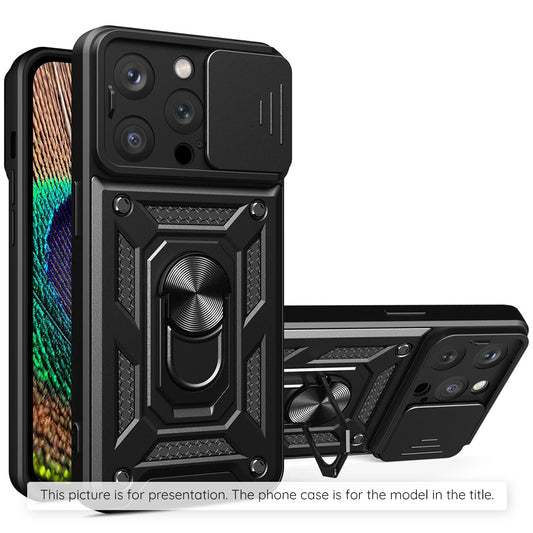 Ovitek za Motorola Moto G56, Techsuit, CamShield, Črn