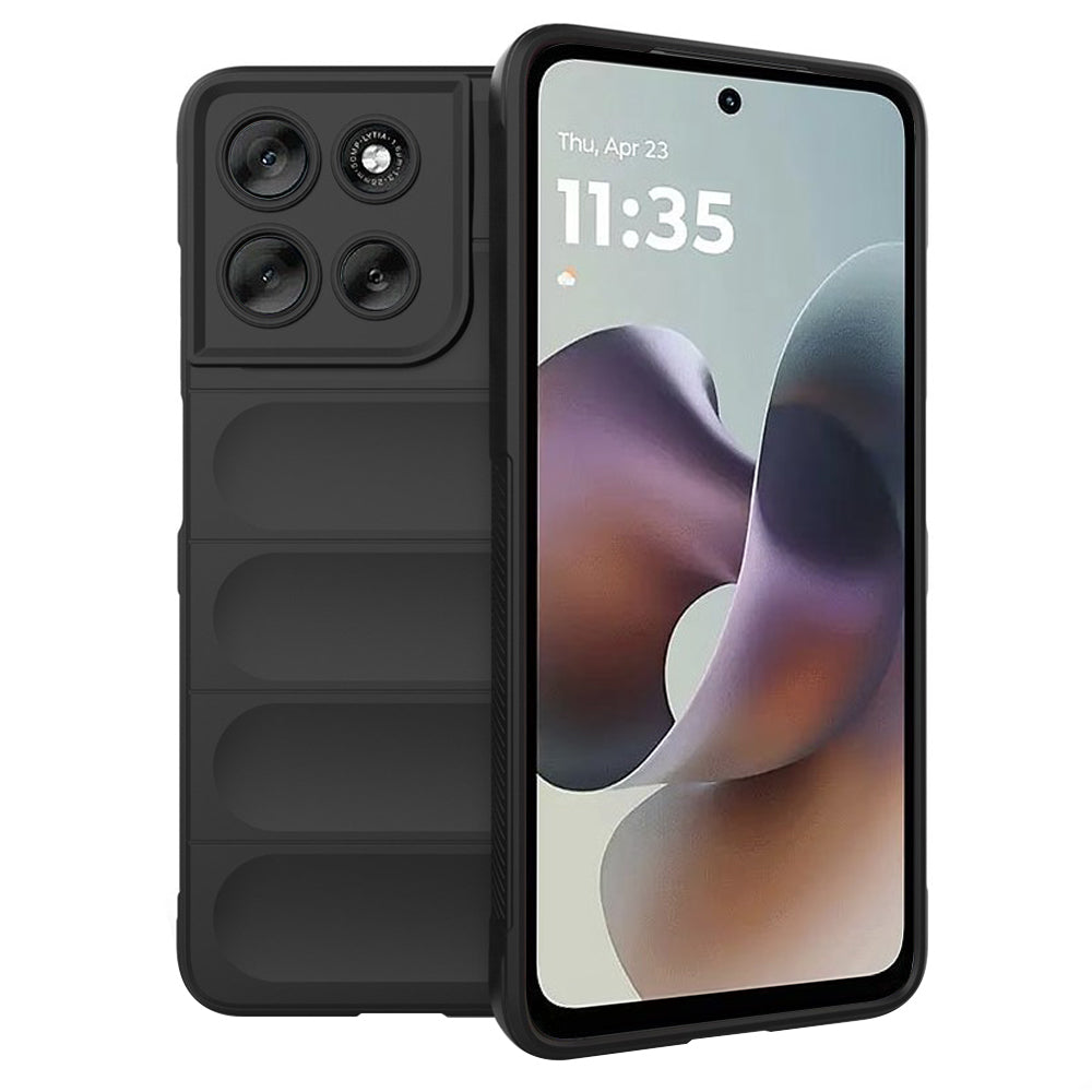 Ovitek za Motorola Moto G56, Techsuit, Magic Shield, Črn