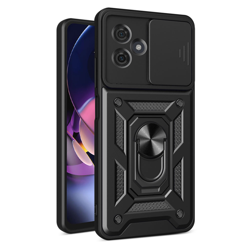 Ovitek za Motorola Moto G64 / G54 Power Edition, Techsuit, CamShield, Črn