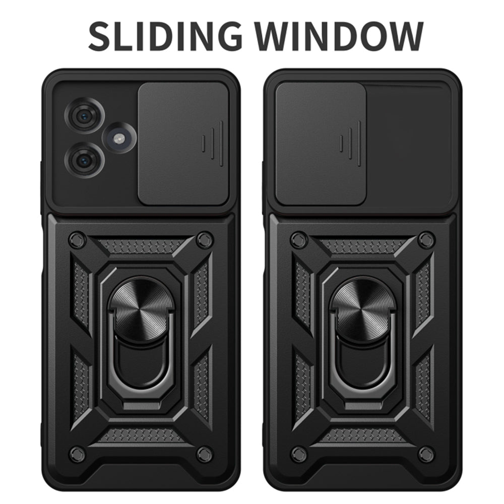 Ovitek za Motorola Moto G64 / G54 Power Edition, Techsuit, CamShield, Črn