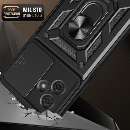 Ovitek za Motorola Moto G64 / G54 Power Edition, Techsuit, CamShield, Črn