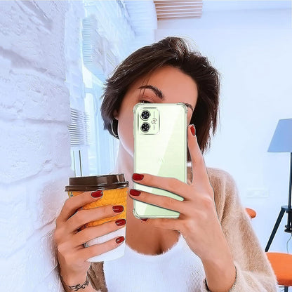 Ovitek za Motorola Moto G64 / G54 Power Edition, Techsuit, prozoren, odporen na udarce