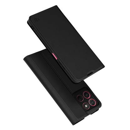 Ovitek za Motorola Moto G67 Power / G57 Power, Techsuit, Magskin Book, črn