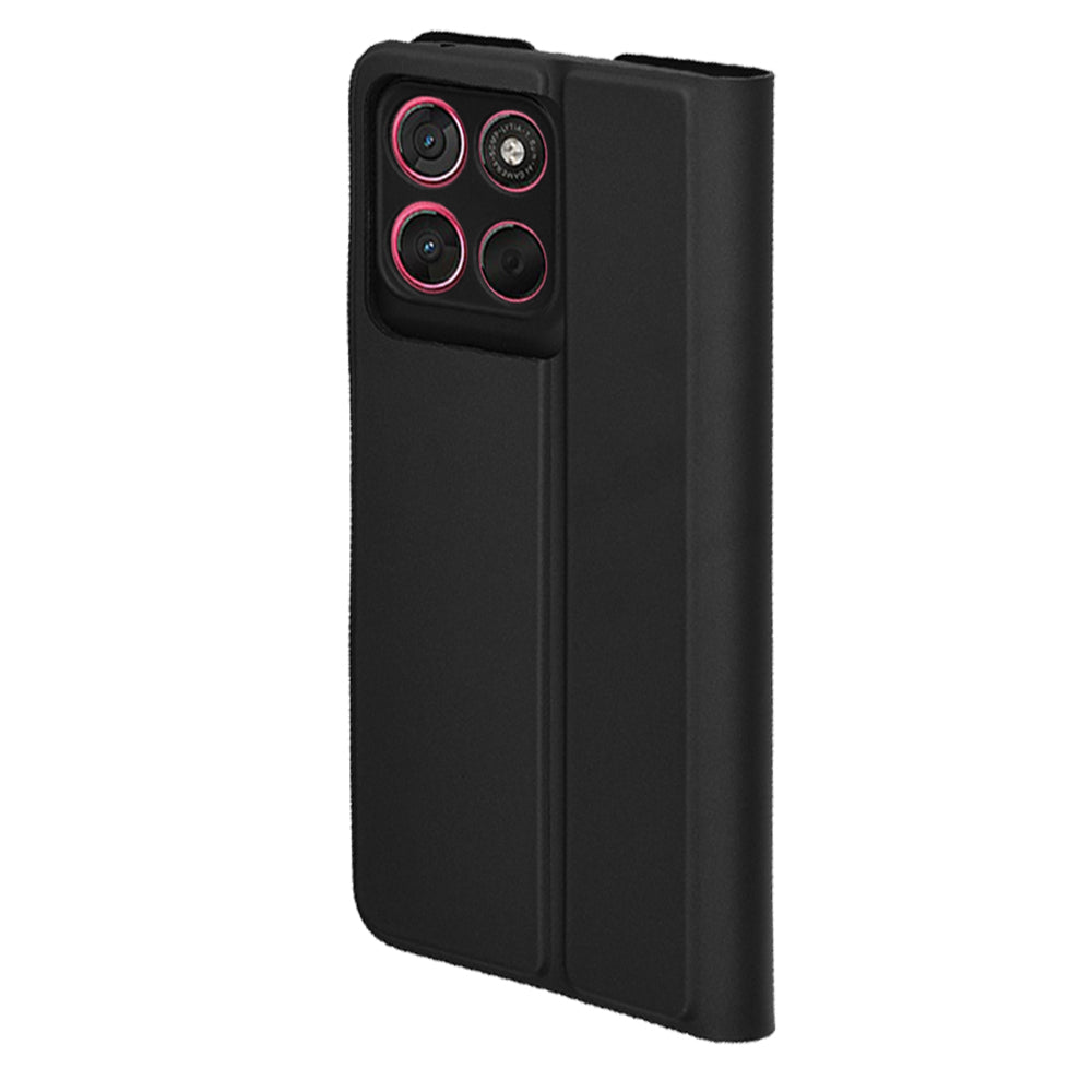 Ovitek za Motorola Moto G67 Power / G57 Power, Techsuit, Magskin Book, črn