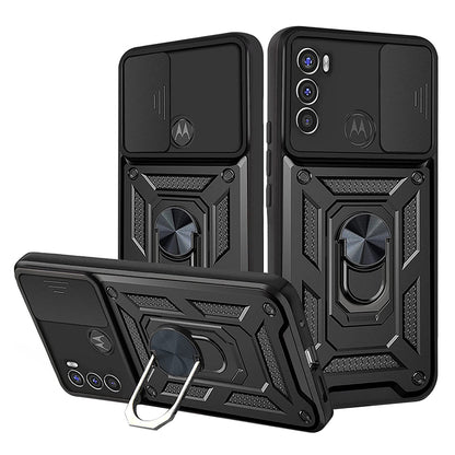 Ovitek za Motorola Moto G71 5G, Techsuit, CamShield, Črn